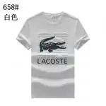 lacoste t-shirt new arrival t-shirt  sport en jersey imprime crocodile 3d blanc